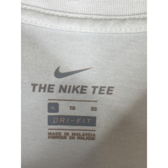 The Nike Tee Womens XL White BASKETBALL IS MY SUMMER JOB Shirt Short Slv Dri Fit - Picture 3 of 8